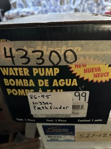 Partsmaster 43300 Engine Water Pump for WPN004 WPN-004 WP-695 US9104 T3112 - Picture 1 of 2