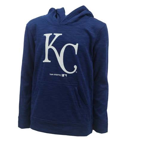 Kansas City Royals MLB Genuine Kids Youth Size Athletic Hooded Sweatshirt New Cover