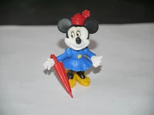 KINDER SURPRISE FIGURINE MONTABLE MINNIE CHAPEAU ROUGE GRAND PARAPLUIE ROUGE - Picture 1 of 2