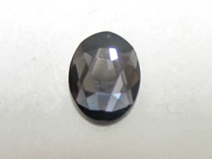 12 Pcs OVAL 8X6mm GRAPHITE BRILLIANCE FLATBACK Rhinestones - Picture 1 of 1
