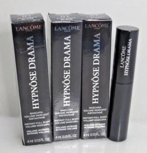 LANCOME HYPNOSE DRAMA INSTANT VOLUME MASCARA 01 EXCESSIVE BLACK 0.13 OZ - 3 PCS - Picture 1 of 3