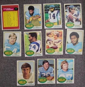 1976 Topps SAN DIEGO CHARGERS Dan Fouts Team Set  - Picture 1 of 2