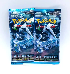 2 Pack Pokemon Snow Hazard TCG Korean Booster Pack Set Card Sealed Cards sv2P - Picture 1 of 1