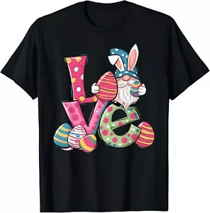Happy Easter Shirt Gnome Easter Day Love Men Women T-Shirt Hoodie - Picture 1 of 15