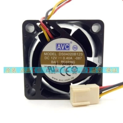 AVC DS04020B12S-087 4cm 4020 12V 0.40A Cooling Fan - Image 1 of 4