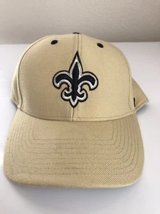47 New Orleans Saints Football Cap Hat Adjustable OSFA Gold - Picture 1 of 5
