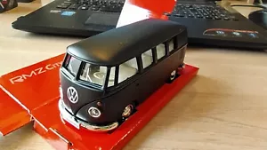 RMZ - VOLKSWAGEN T1 TRANSPORTER MATTE BLACK 1/32 APROX *NEW* - Picture 1 of 10