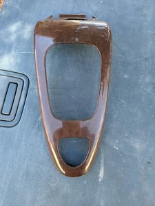 SAAB 93 9-3 Auto FAUX Burlwood GEAR LEVER CENTER CONSOLE TRIM COVER 12793484 - Picture 1 of 3