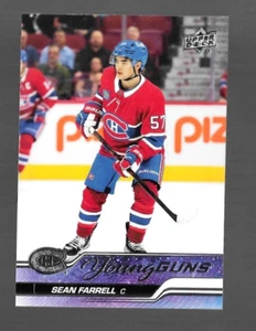 SEAN FARRELL 2023-24 Upper Deck Young Guns RC 234 MONTREAL CANADIENS ROOKIE CARD - Picture 1 of 2