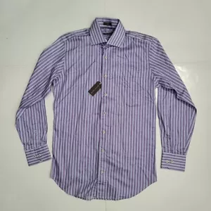 PETER MILLAR Men Dress Shirt Size SMALL (20x31x24") 15" neck spread collar - Picture 1 of 13