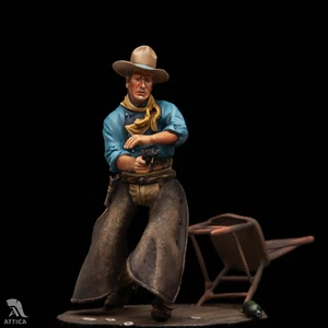 Tom Doniphon Wild West 54 mm pintado en miniatura juguete soldado | nivel de arte - Imagen 1 de 5