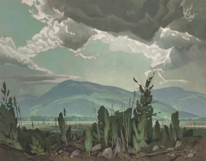 Alfred Joseph Casson: Sol después de la lluvia: impresión artística de calidad de archivo - Imagen 1 de 2