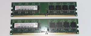 HYNIX KOREA 05 512MB 1Rx8 PC2-4200U-444-12 - Picture 1 of 2