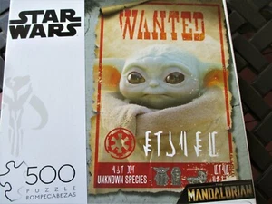 Star Wars 500 Piezas PUZZLE "Especie Desconocida" Yoda Wanted Póster 21.25" x 15" - Imagen 1 de 3
