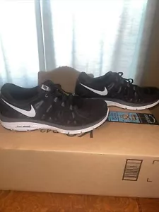 Tenis para hombre Nike Dual Fusion Run 2 talla 12 negras gris oscuro blancas 599541-002 - Imagen 1 de 5