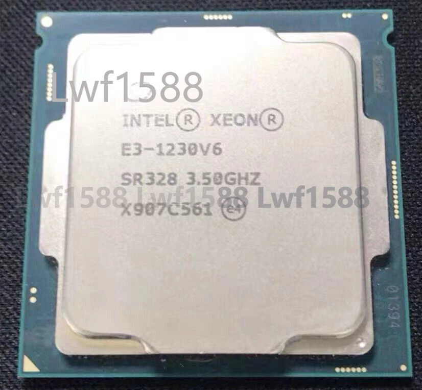 Intel Xeon E3-1230 V6 3.5GHz 4-Core 8M SR328 72W LGA1151 Server CPU processor - Image 1 of 1