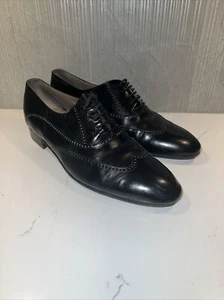 Vintage Sandro Moscoloni JBlack Mens size 10 Loafers Made In Italy - Picture 1 of 9