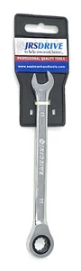 JRSDRIVE Ratcheting Combination Wrench 1pc Metric 11mm CRV Chrome Mirror Finish - Picture 1 of 5