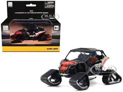 CAN-AM MAVERICK X3 X RS TURBO RR WINTER VER. CINZA E VERMELHO 1/32 POR BRP MODELOS 60004 - Imagem 1 de 4