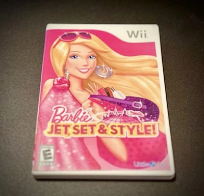 Barbie: Jet, Set & Style Nintendo Wii 2011 Video Game Fashion Design Sealed F SH - Image 1 of 3