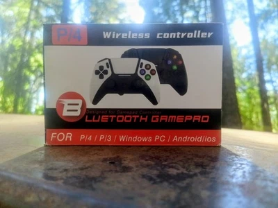  Controlador Inalámbrico Bluetooth Gamepad Controlador DualShock PS3 PS4 PC Foto 1 de 3