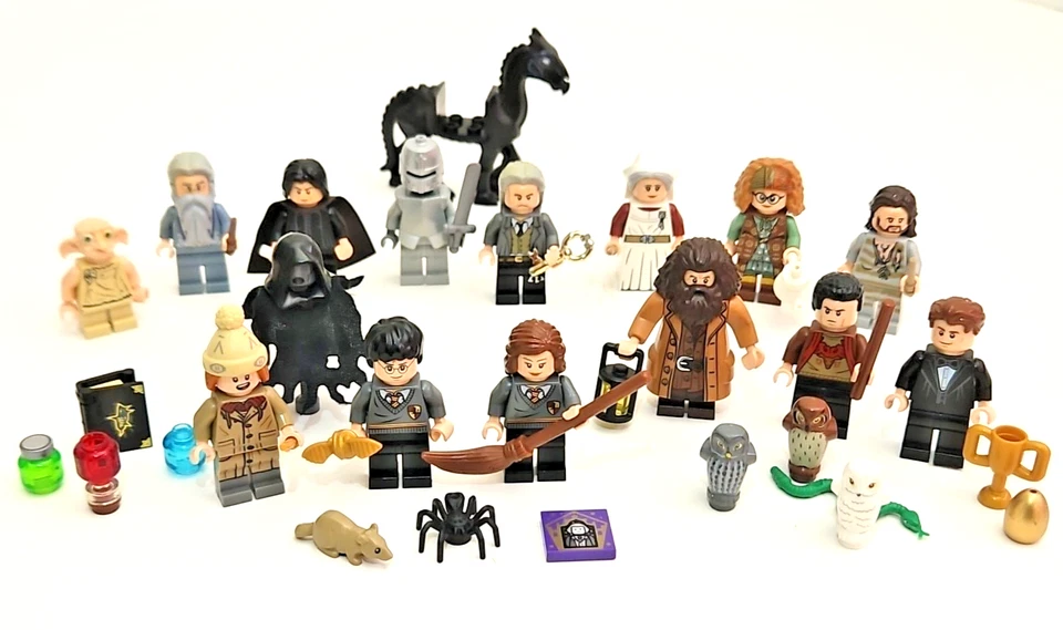 LEGO Harry Potter Minifigure & Accessory Lot w/ Creatures Wands Potions Wizards - Image 1 of 4