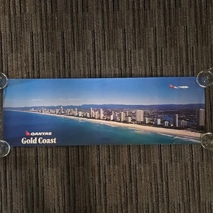 Vintage Airlines QANTAS Gold Coast Australia Poster - Imagen 1 de 12
