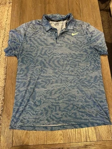 Nike Dri-Fit Breathe Jacquard Polo Golf Shirt 888567-433 Herren Größe Large - Bild 1 von 1
