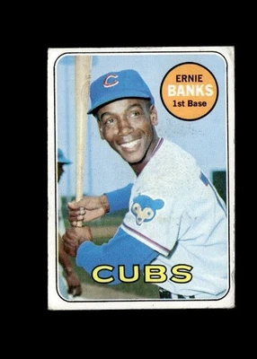 1969 Topps Ernie Banks #20 Chicago Cubs G/VG Foto 1 de 2