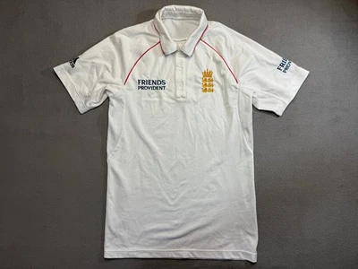 England cricket home jersey shirt 2009 adidas mens size S white cricket shirt - Image 1 of 4