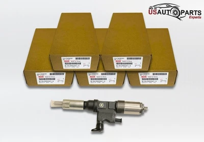 Genuine Isuzu Set of 6  Nozzle Assembly Injector For FRR FSR FVR 6HK1 7.8L 98-04 - Imagem 1 de 4