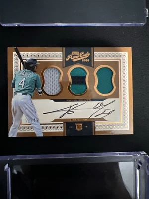 2016 Panini Prime Cuts - Rookie Autographs III Ketel Marte #41 Bronze /49  - Image 1 of 4