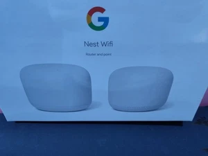 Router i punkt Google Nest Wifi - śnieg (biały) - Zdjęcie 1 z 3