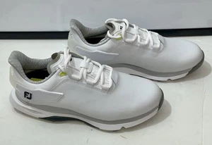 FootJoy Damen Pro/SLX Golfschuh 8W weiß/weiß/grau neu ohne Etikett - Karton - Bild 1 von 12