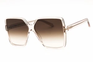 YVES SAINT LAURENT SL 232 005 Sunglasses Nude Frame Brown Gradient Lenses 63mm - Picture 1 of 4