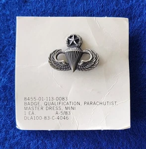 U.S. Army Airborne Master Parachutist Badge - Dress Miniature - Jump Wings - Bild 1 von 10
