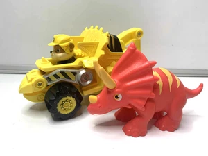Juego de figuras PAW Patrol Dino Rescate Hero Dinosaurio Escombros y Triceratops (E4) - Imagen 1 de 6
