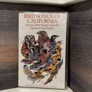 Vintage 1989 Bird Songs of California 2 Cassette Set Sierra to Pacific - Picture 1 of 6