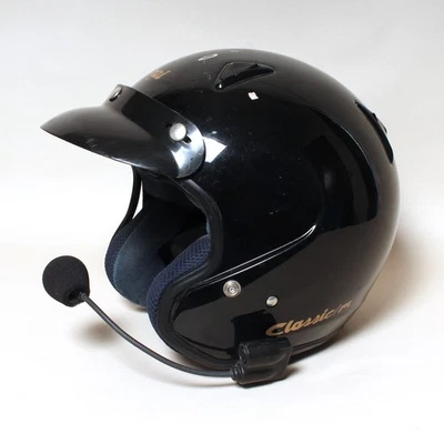 ARAI Classic/M Solid Open Face DOT SNELL Motorcycle Helmet Black Size XL - Image 1 of 4