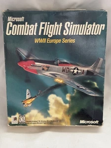 Microsoft Combat Flight Simulator WW2 Europe Series Complete All Original - Picture 1 of 5