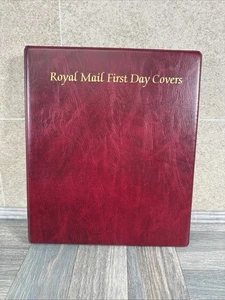Koloman Handler Red Royal Mail primer día portada álbum 4 anillos con 17 páginas en muy buena condición - Imagen 1 de 11