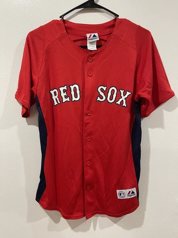 Dustin Pedroia BOSTON RED SOX # 15 Jersey by Majestic Sz Youth Woman XS Cover