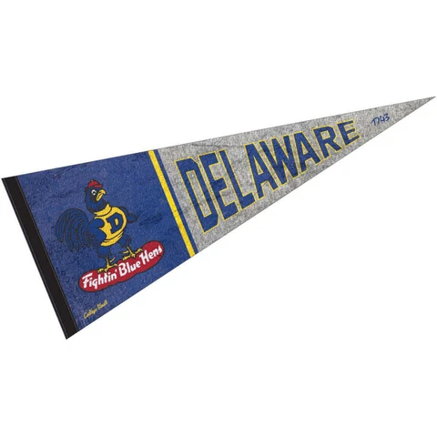 University of Delaware Throwback Vintage Full Size Pennant Cover