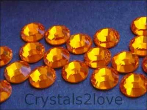 SS20 SUN Orange HOTFIX Swarovski European Rhinestones 72 pcs - Picture 1 of 1