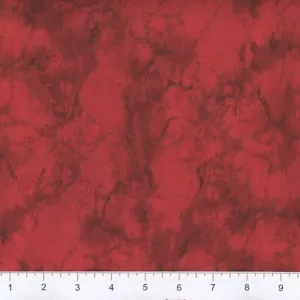 Tela de piedra de mármol rojo America 100 % algodón por 1/4 yarda - Imagen 1 de 1