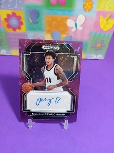 2022-23 Panini Prizm Draft Picks Purple Disco 5/50 MarJon Beauchamp #DP-MAR Auto - Picture 1 of 2