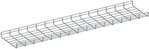 Bandeja de cables de malla de alambre Quest, 5' X 6" W X 2" H, Z (CT0506-03), plateada - Imagen 1 de 1