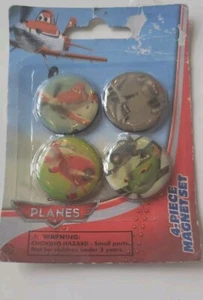 Juego de 4 piezas de imanes de Disney aviones película 2013 coches polvorientos aviones sin usar, en caja nos - Imagen 1 de 6