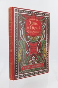 VERNE Hier et demain Contes et nouvelles E.O CARTONNAGE HETZEL Relié 1910 - Picture 1 of 1