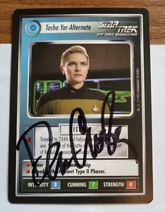 Star Trek CCG Alternate Universe Tasha Yar - Alternate Signed by Denise Crosby - Picture 1 of 1